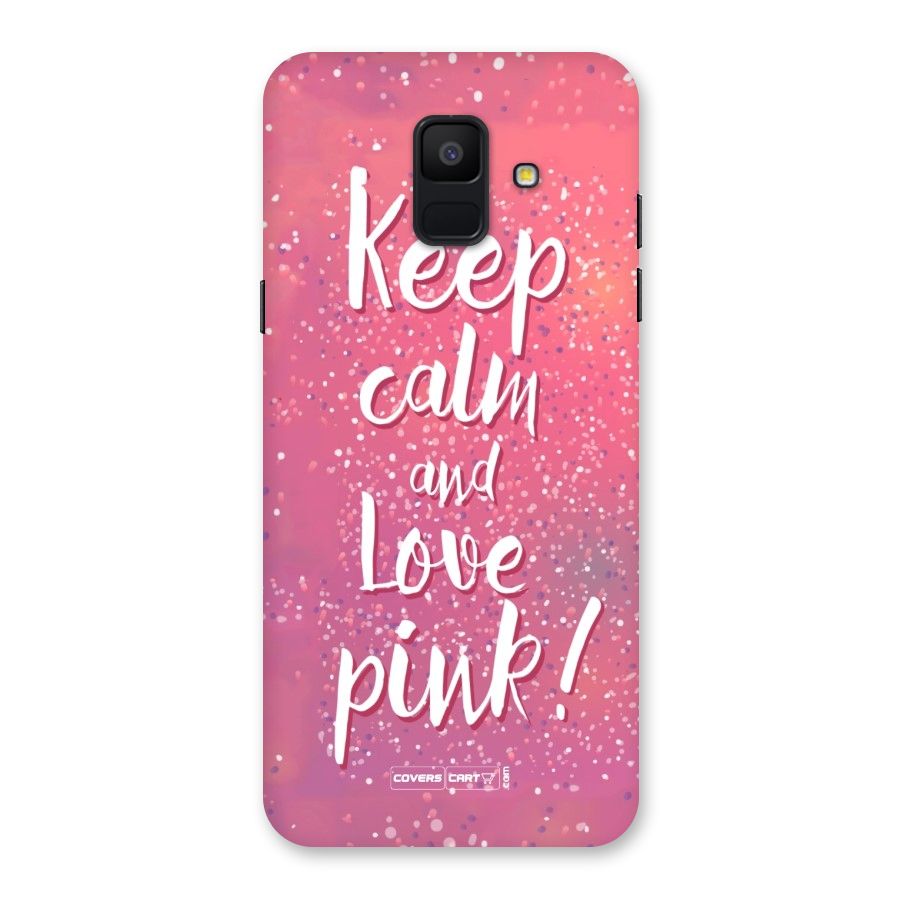 Love Pink Back Case for Galaxy A6 (2018)