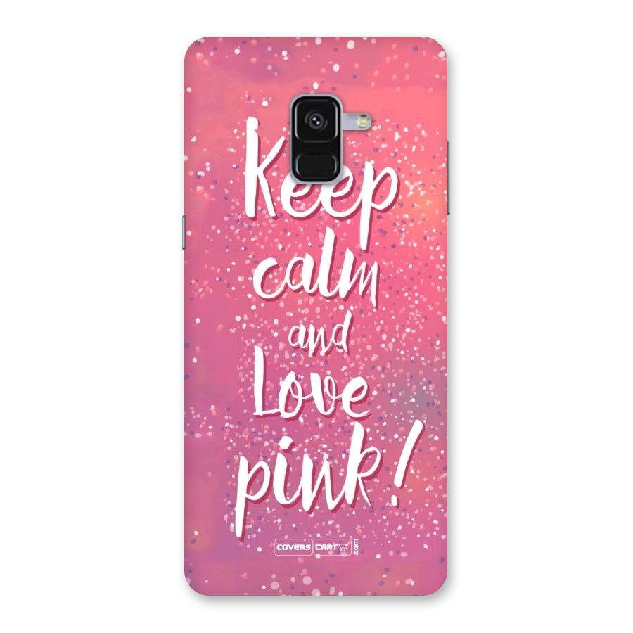 Love Pink Back Case for Galaxy A8 Plus