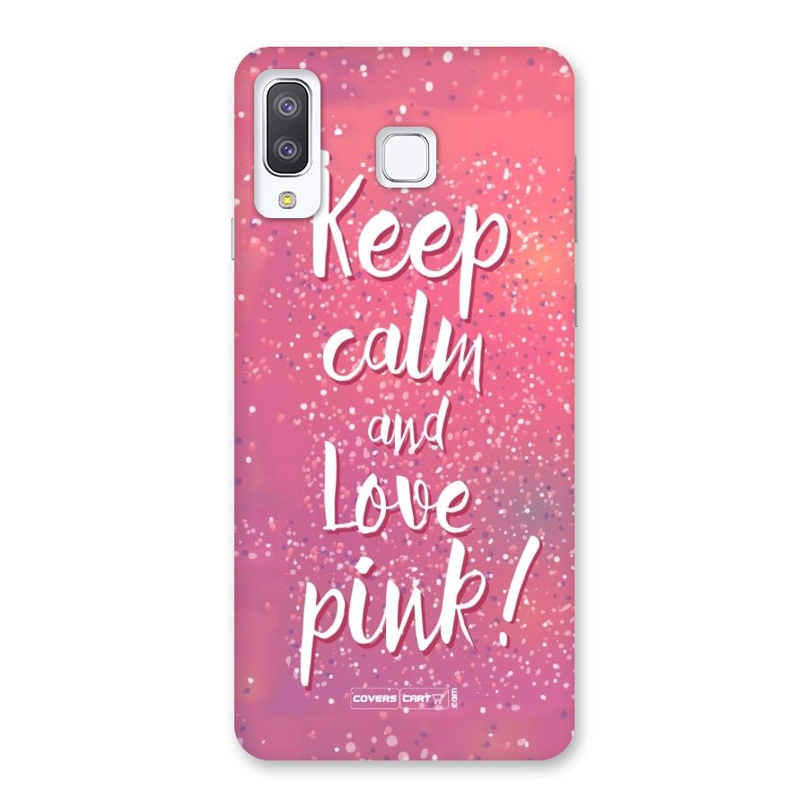 Love Pink Back Case for Galaxy A8 Star