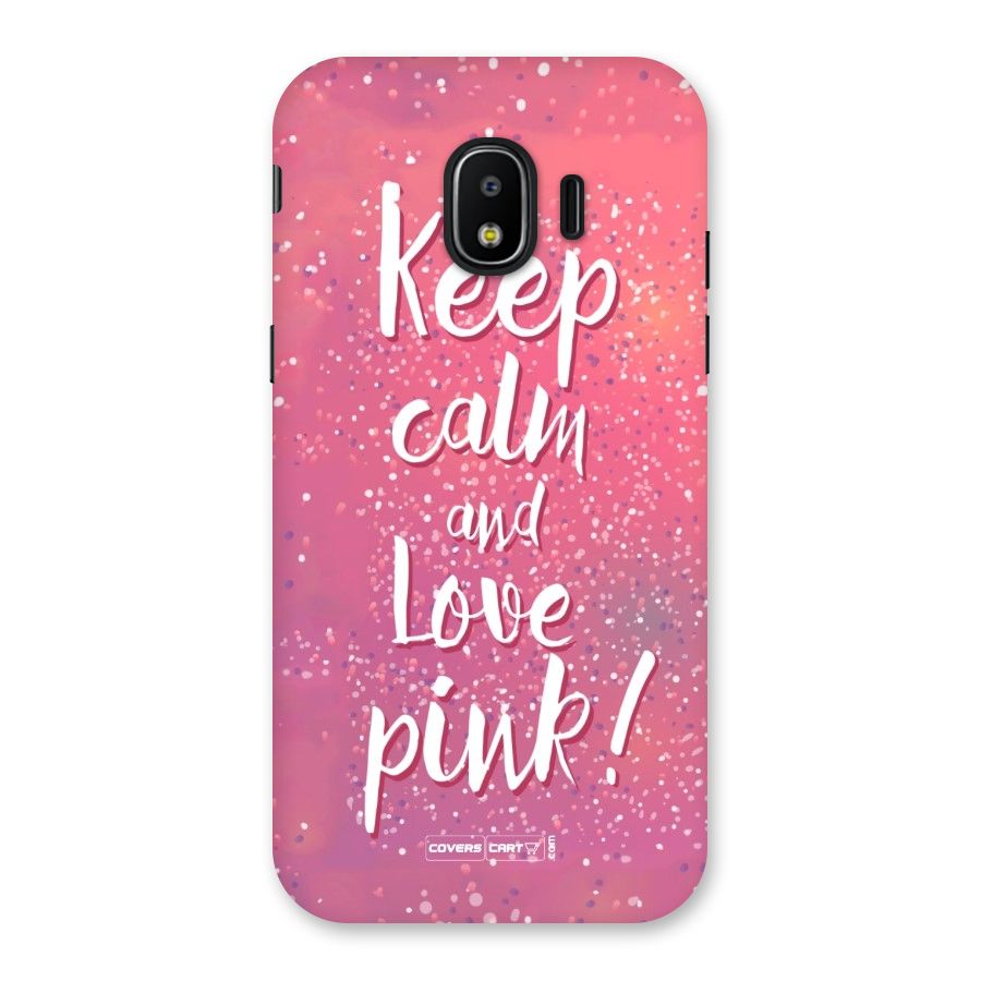 Love Pink Back Case for Galaxy J2 Pro 2018