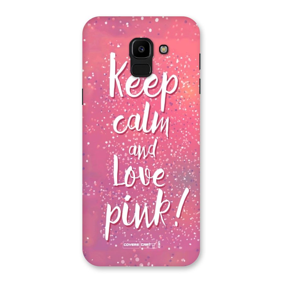 Love Pink Back Case for Galaxy J6