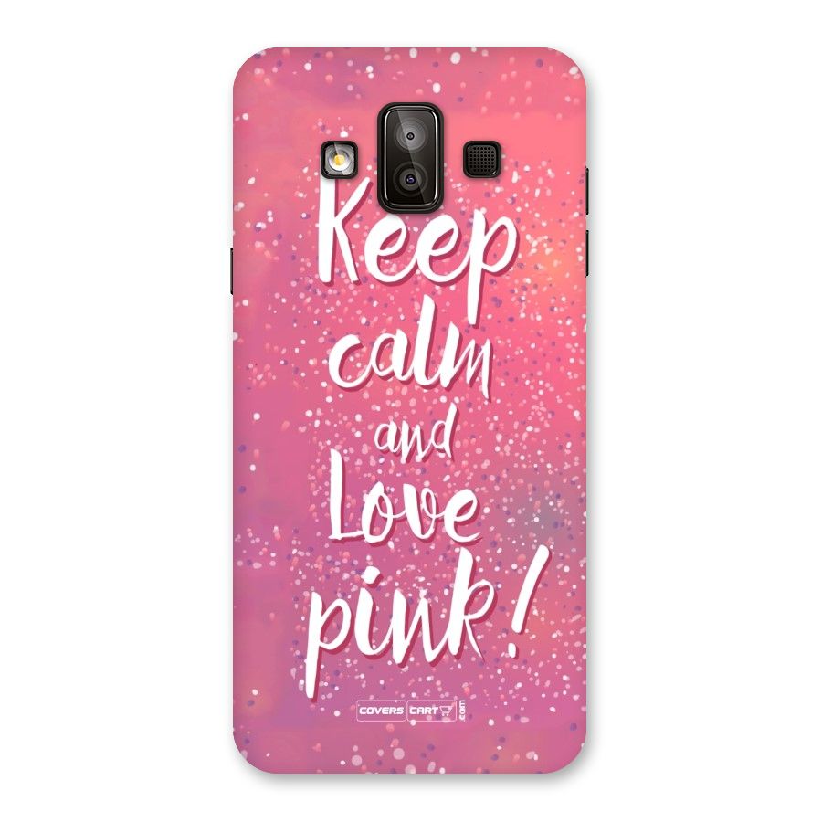 Love Pink Back Case for Galaxy J7 Duo