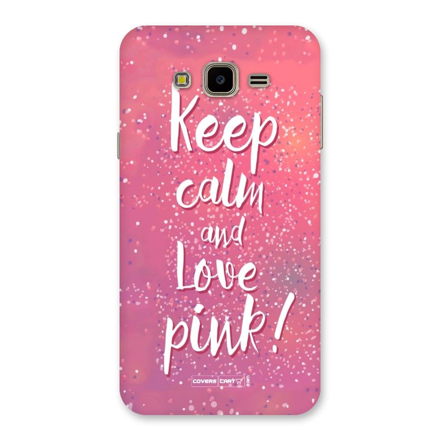 Love Pink Back Case for Galaxy J7 Nxt
