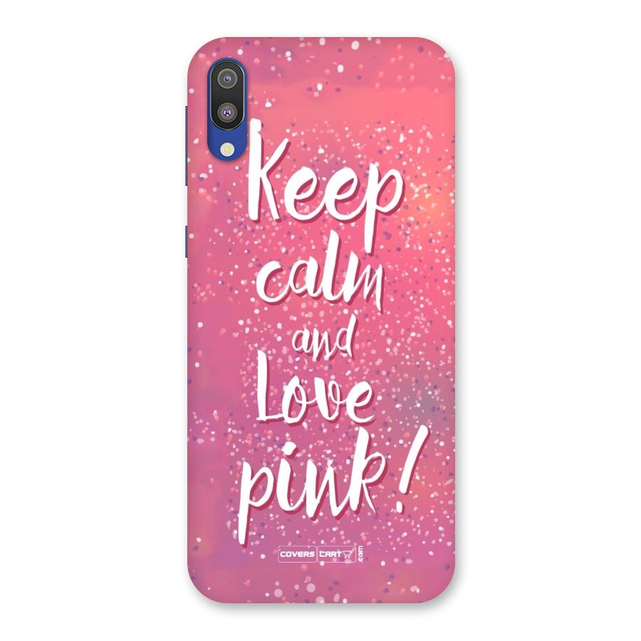 Love Pink Back Case for Galaxy M10