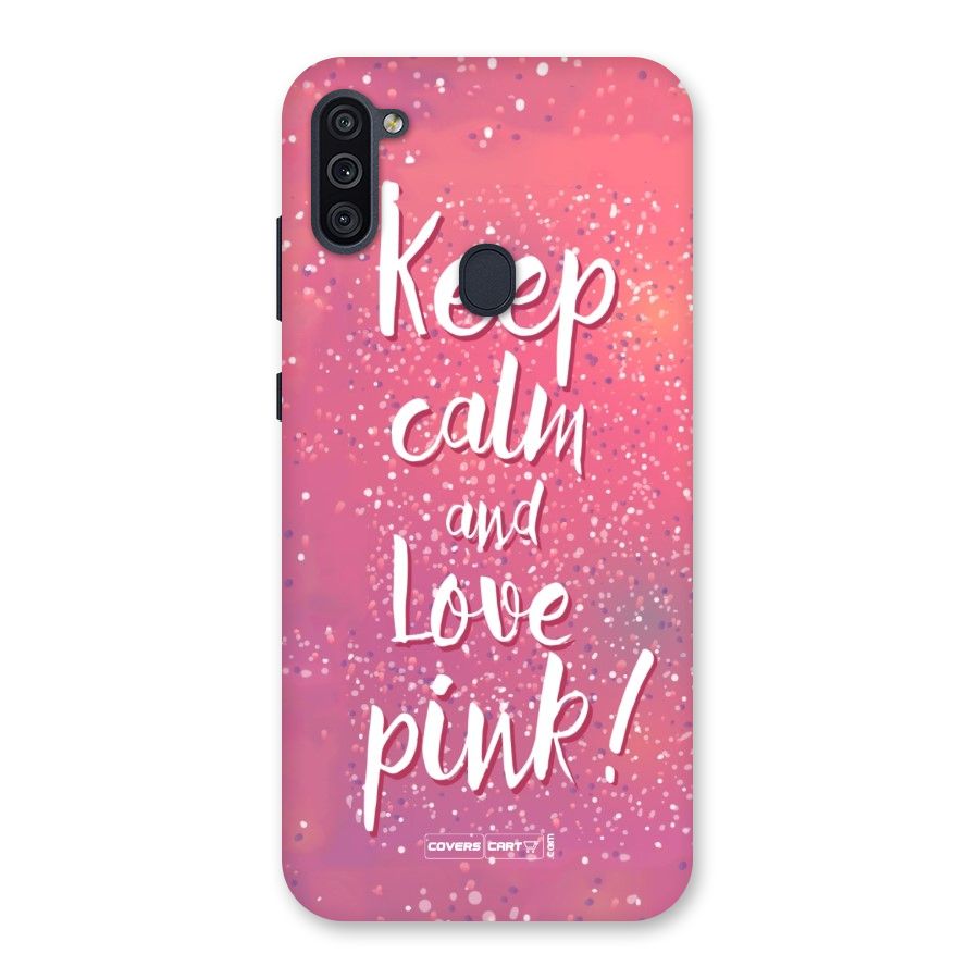 Love Pink Back Case for Galaxy M11