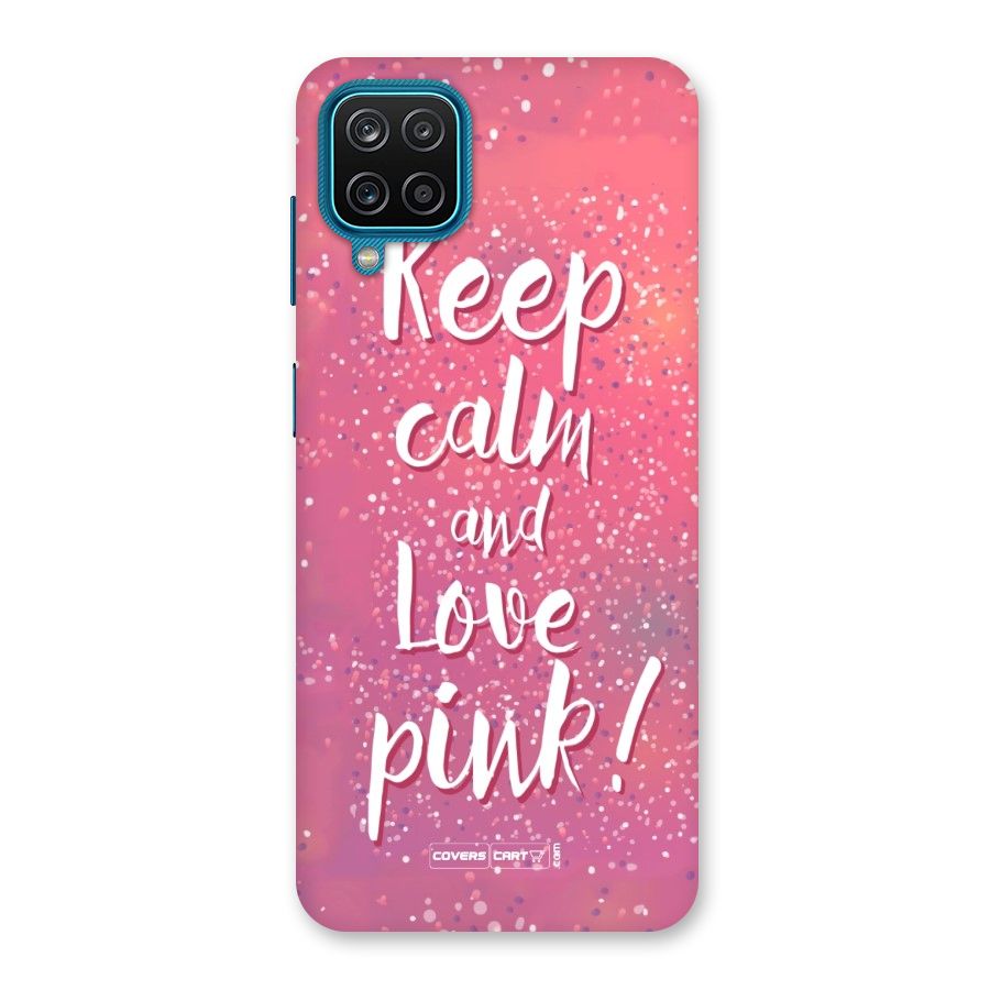 Love Pink Back Case for Galaxy M12