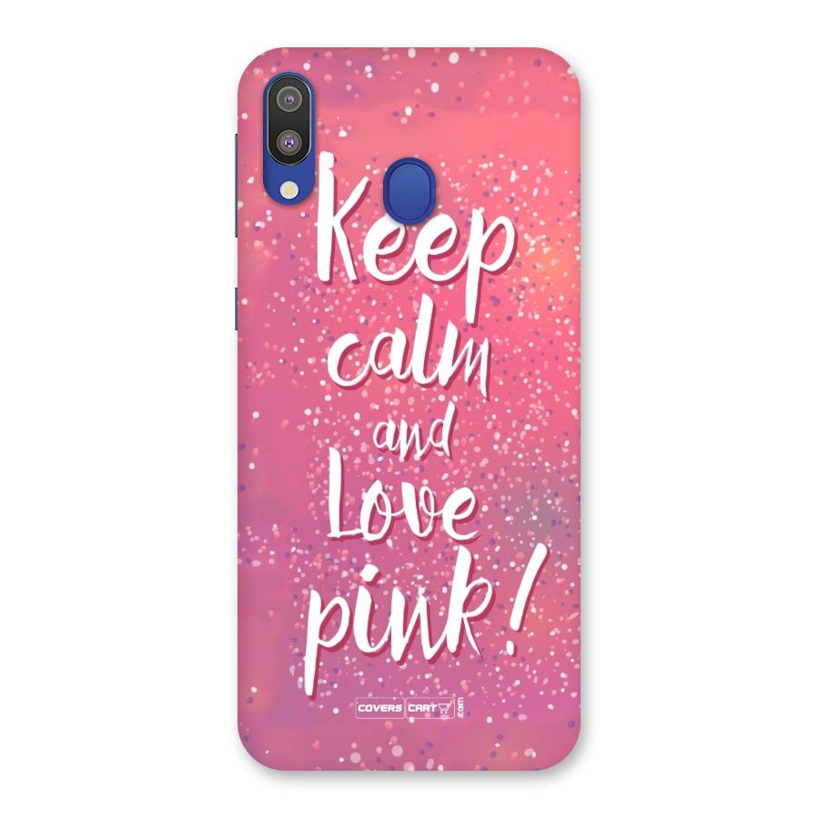 Love Pink Back Case for Galaxy M20