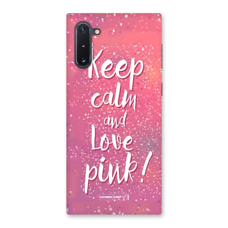 Love Pink Back Case for Galaxy Note 10