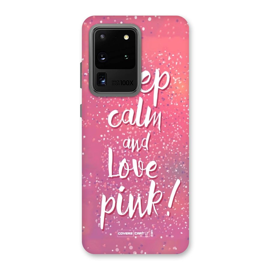 Love Pink Back Case for Galaxy S20 Ultra