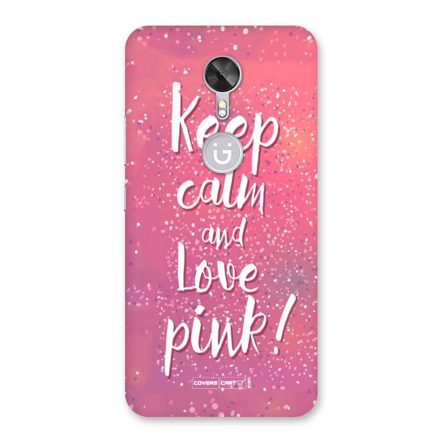 Love Pink Back Case for Gionee A1