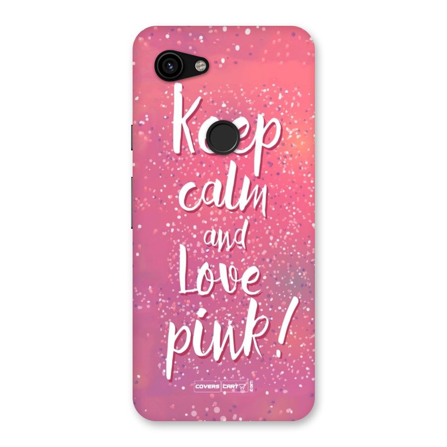 Love Pink Back Case for Google Pixel 3a