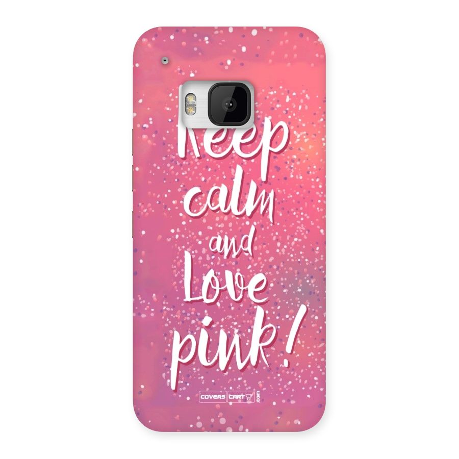 Love Pink Back Case for HTC One M9
