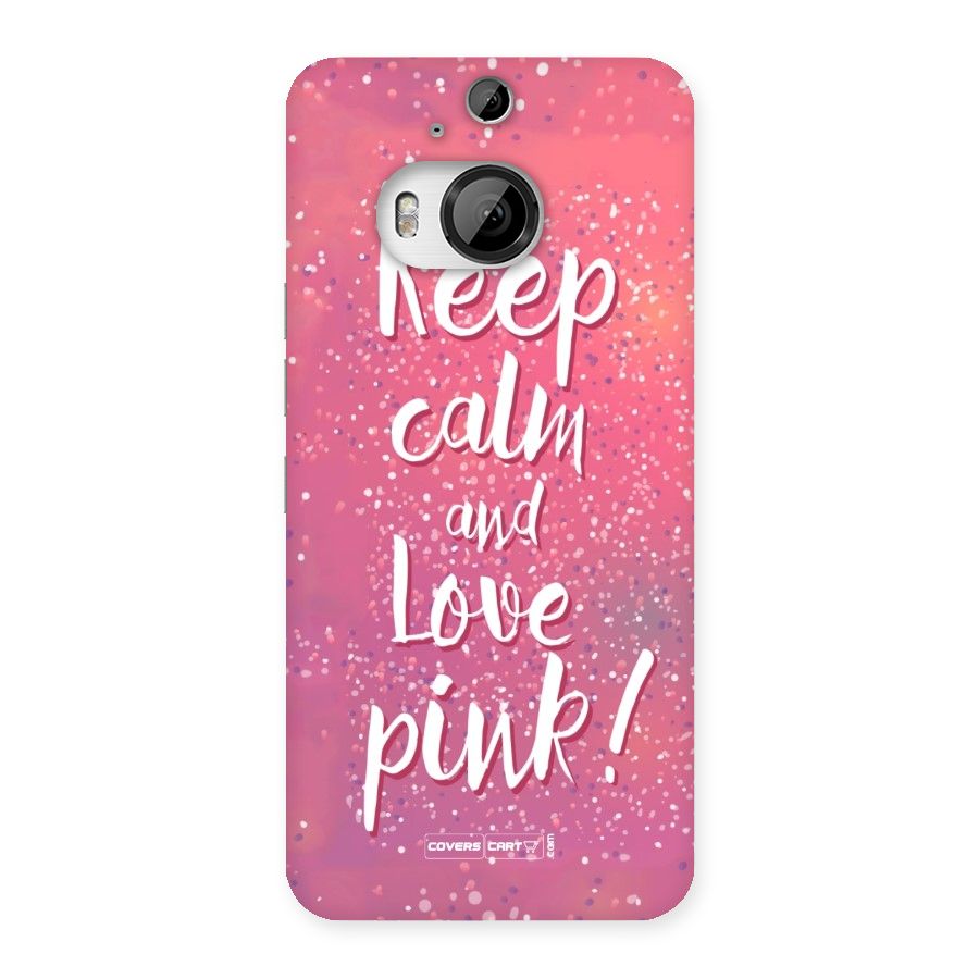 Love Pink Back Case for HTC One M9 Plus