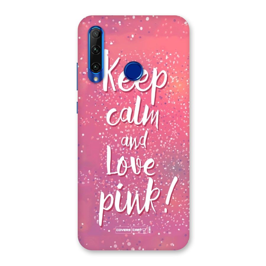 Love Pink Back Case for Honor 20i