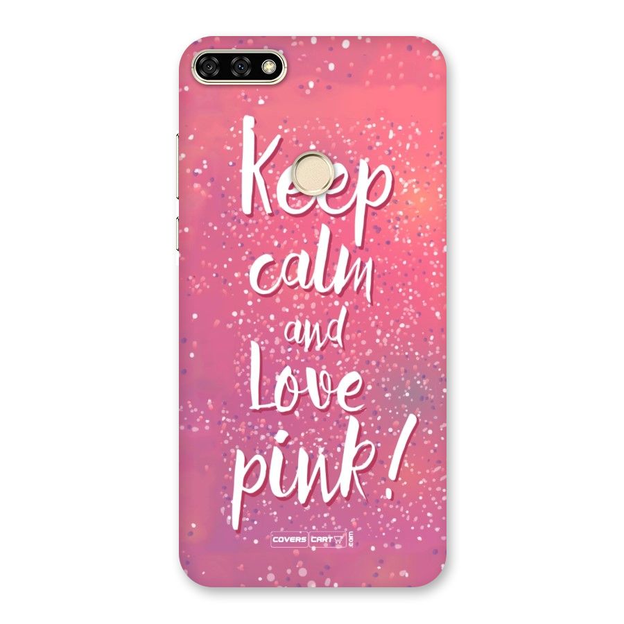 Love Pink Back Case for Honor 7A
