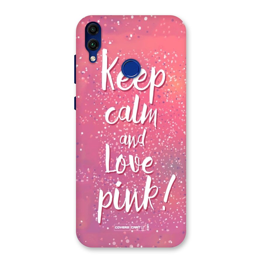 Love Pink Back Case for Honor 8C