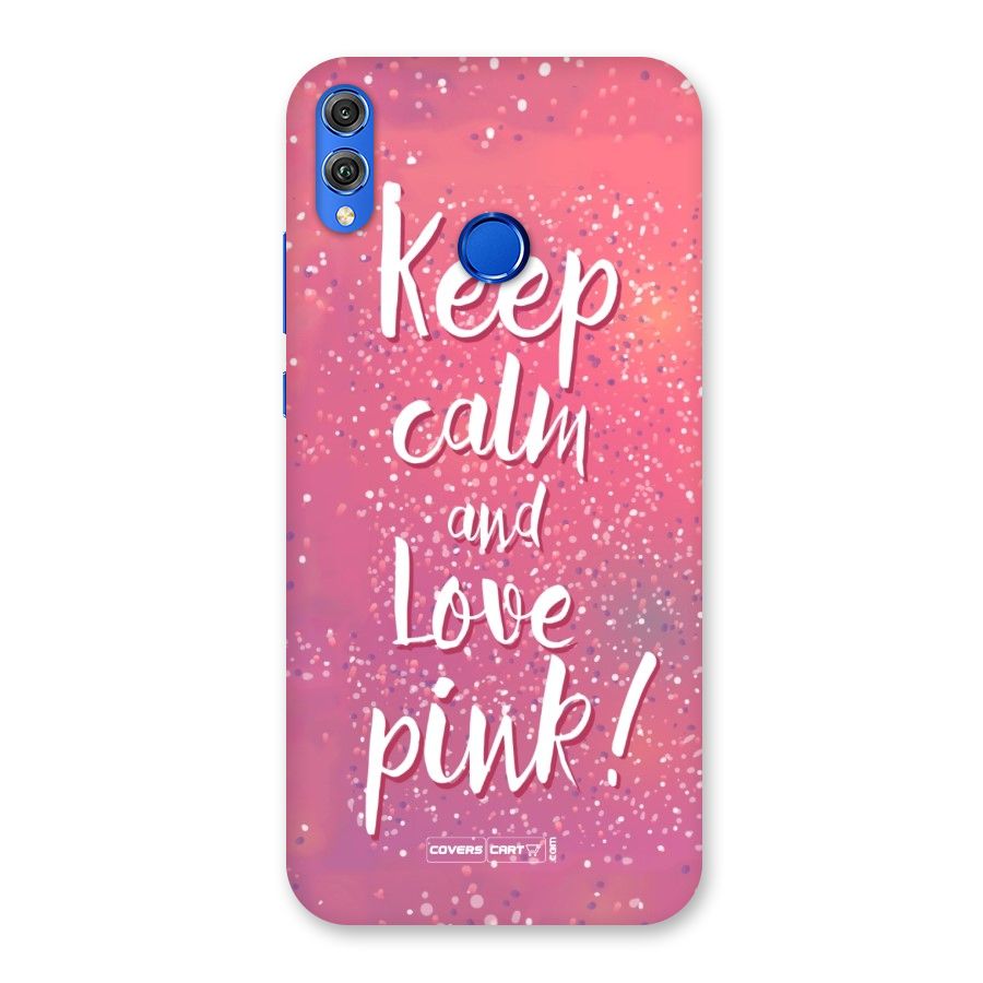 Love Pink Back Case for Honor 8X