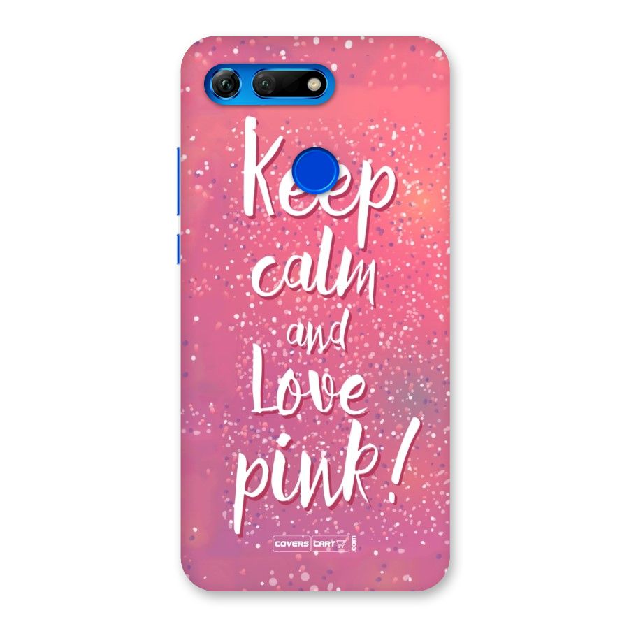 Love Pink Back Case for Honor View 20