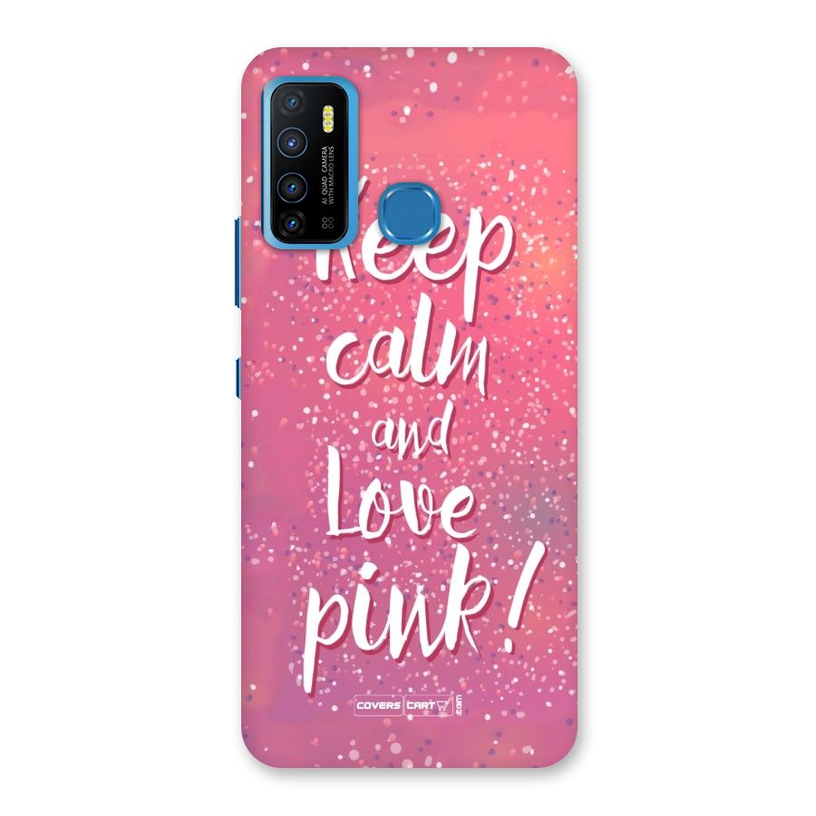 Love Pink Back Case for Infinix Hot 9