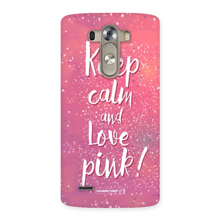 Love Pink Back Case for LG G3