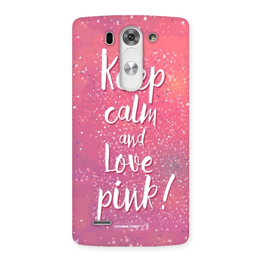 Love Pink Back Case for LG G3 Mini