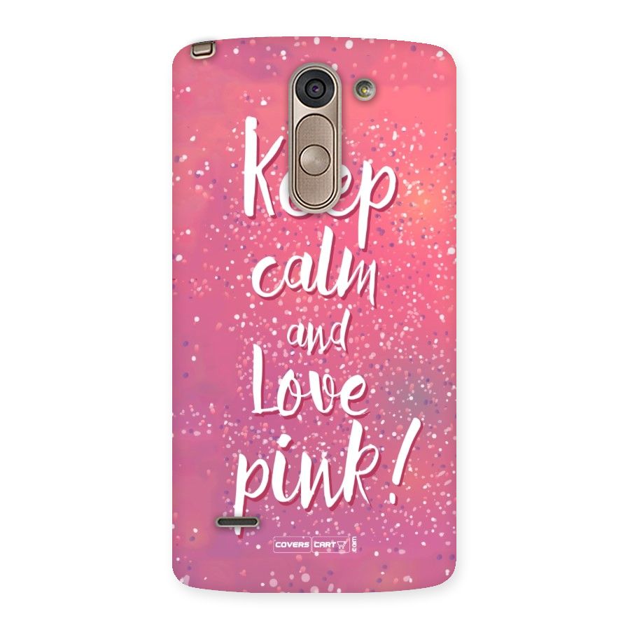 Love Pink Back Case for LG G3 Stylus