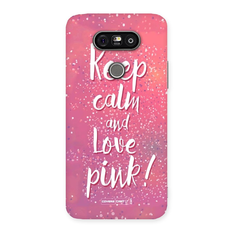 Love Pink Back Case for LG G5