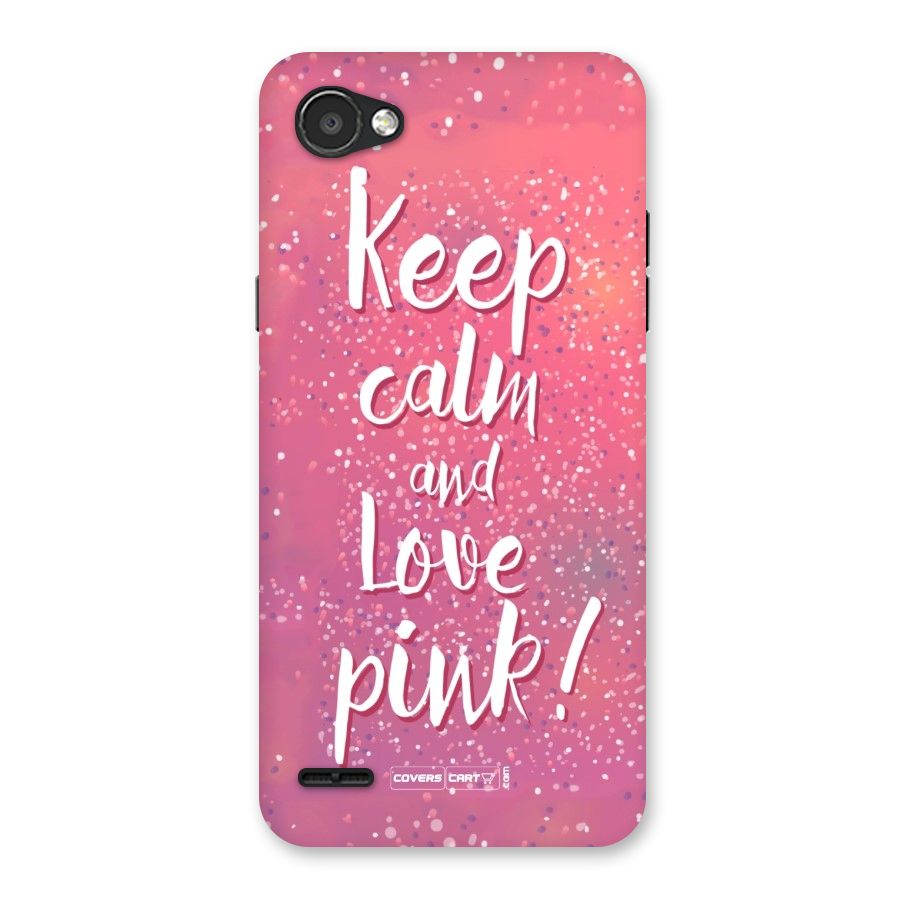 Love Pink Back Case for LG Q6
