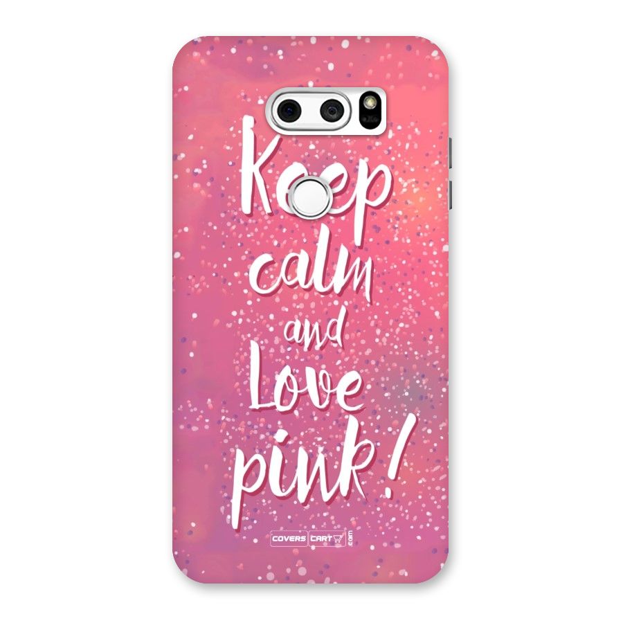 Love Pink Back Case for LG V30