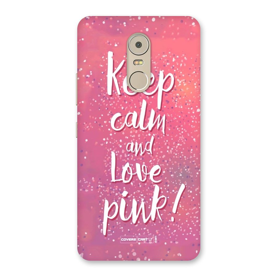 Love Pink Back Case for Lenovo K6 Note