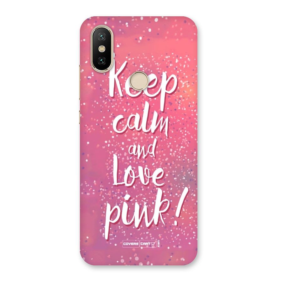Love Pink Back Case for Mi A2