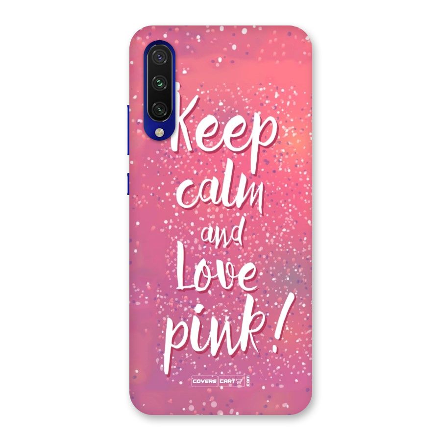 Love Pink Back Case for Mi A3