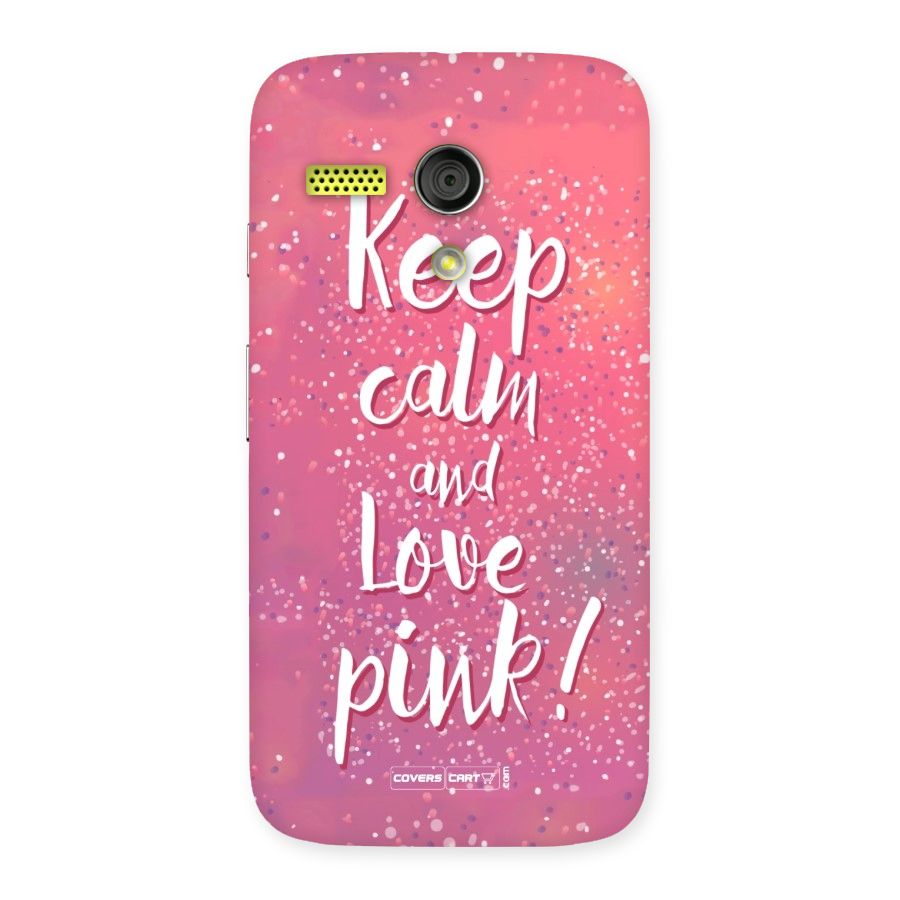 Love Pink Back Case for Moto G