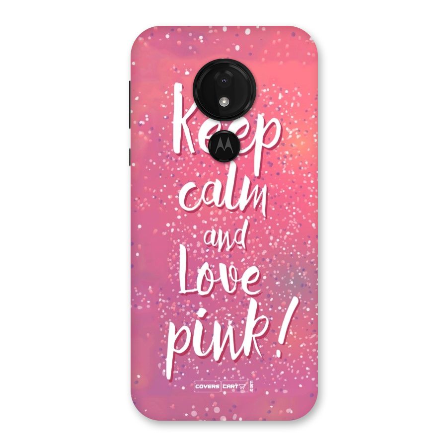 Love Pink Back Case for Moto G7 Power
