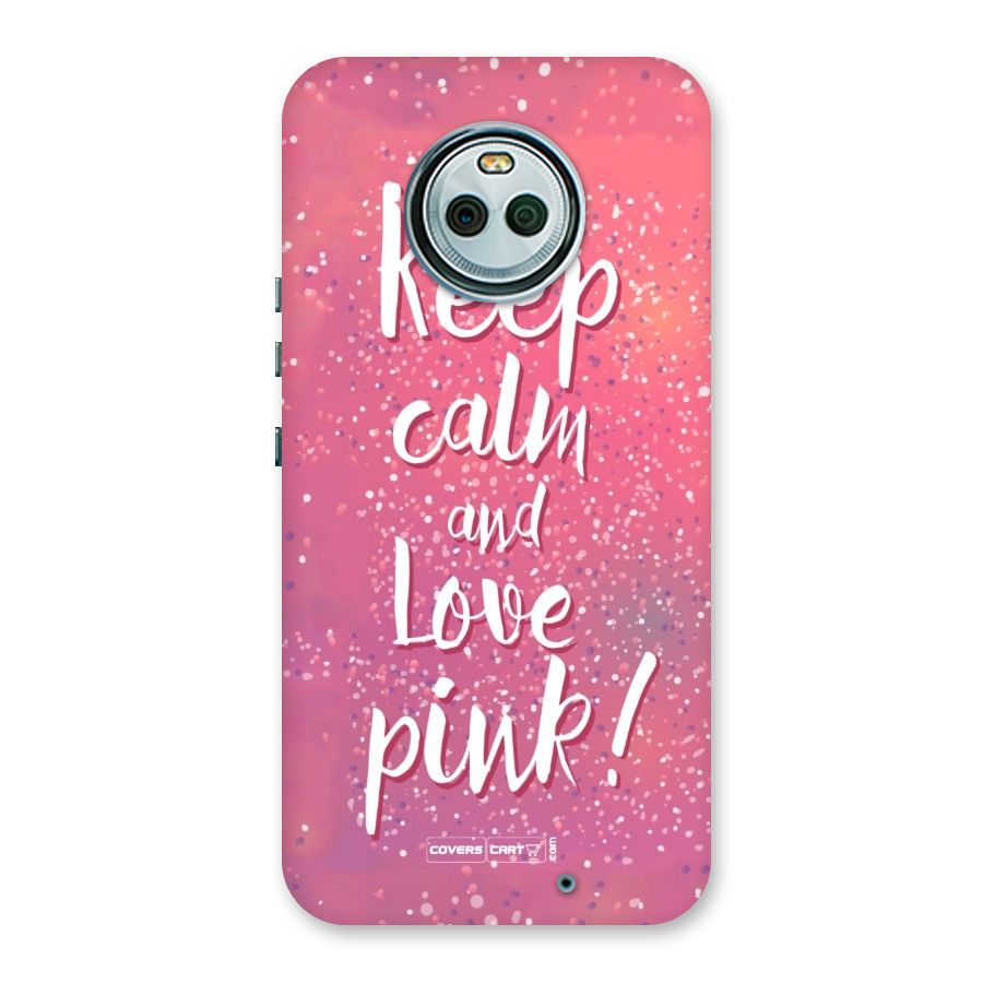 Love Pink Back Case for Moto X4