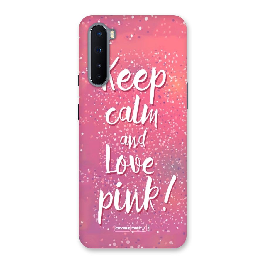 Love Pink Back Case for OnePlus Nord