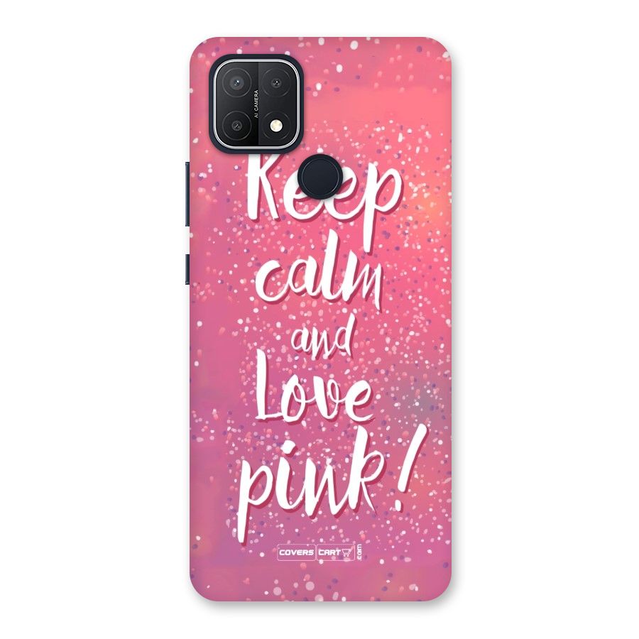Love Pink Back Case for Oppo A15