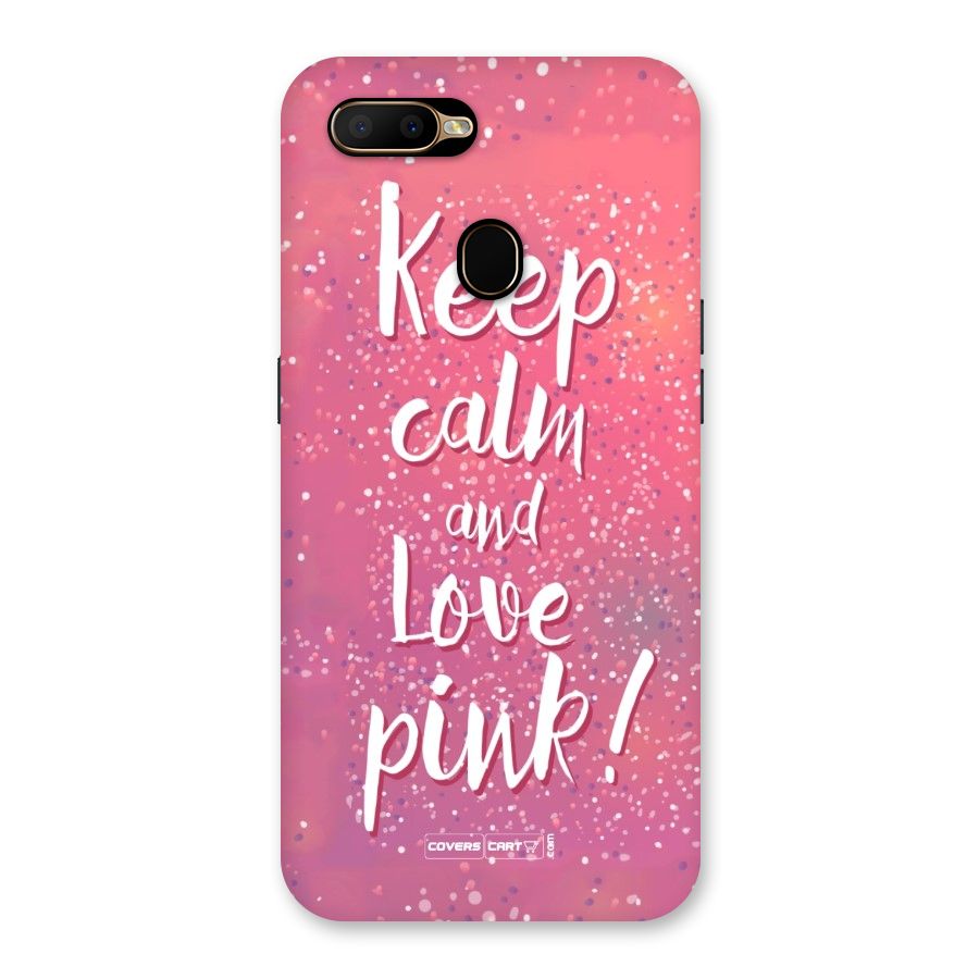 Love Pink Back Case for Oppo A5s