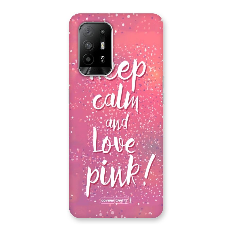 Love Pink Back Case for Oppo F19 Pro Plus 5G