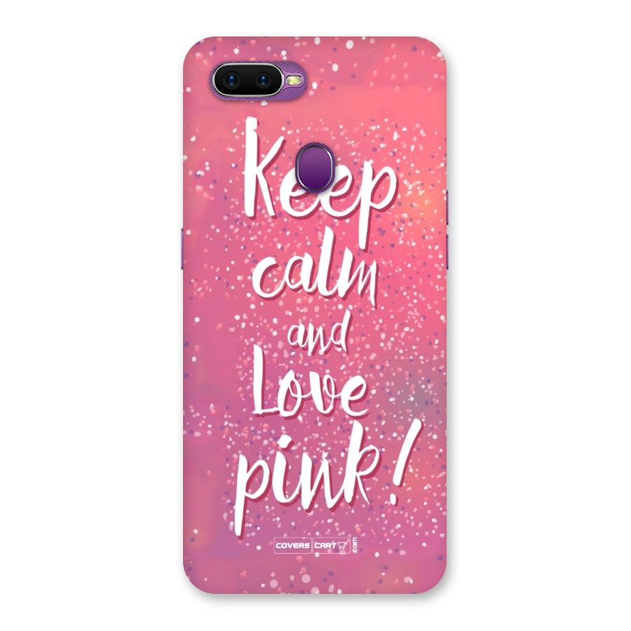 Love Pink Back Case for Oppo F9