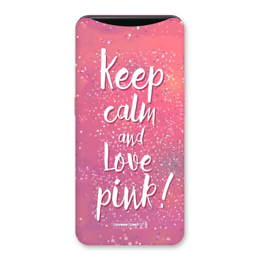 Love Pink Back Case for Oppo Find X