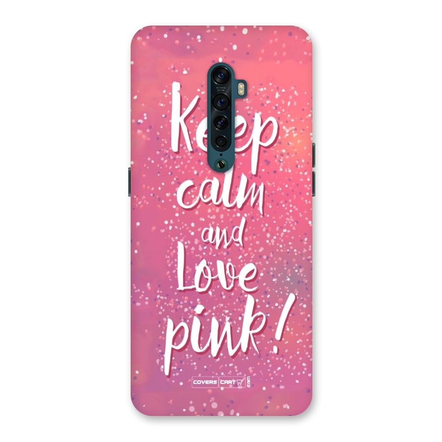 Love Pink Back Case for Oppo Reno2