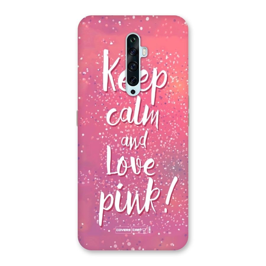 Love Pink Back Case for Oppo Reno2 F