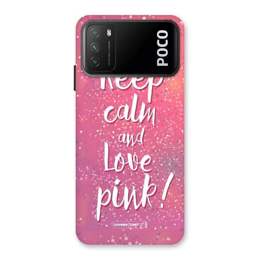 Love Pink Back Case for Poco M3