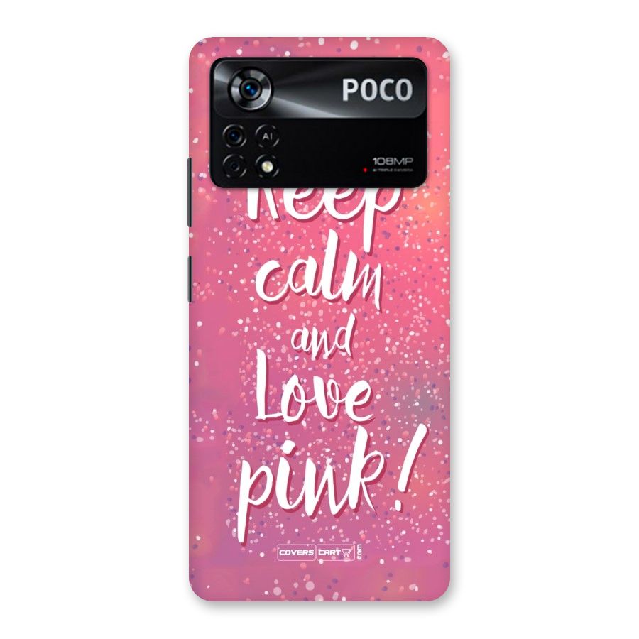 Love Pink Back Case for Poco X4 Pro 5G