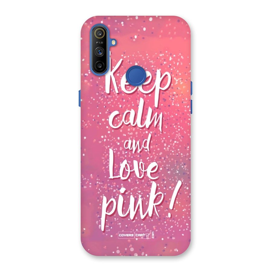 Love Pink Back Case for Realme Narzo 10A