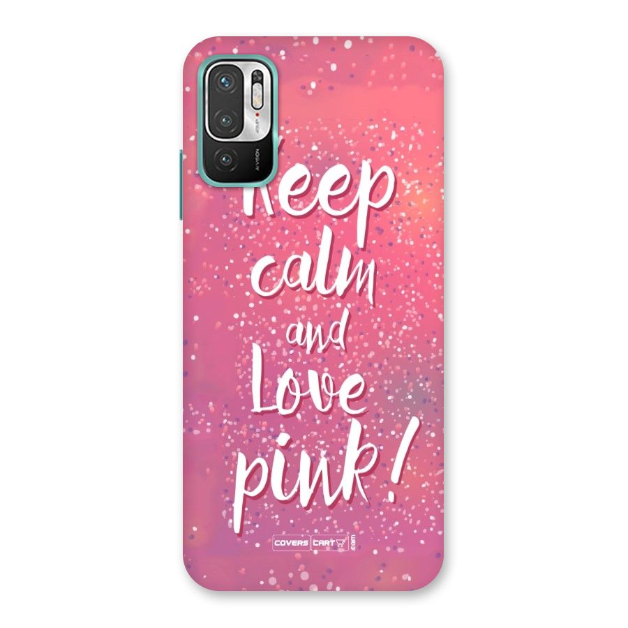 Love Pink Back Case for Redmi Note 10T 5G