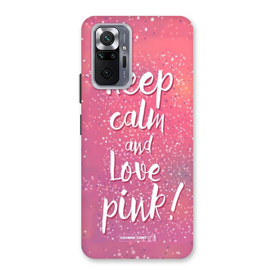 Love Pink Back Case for Redmi Note 10 Pro Max