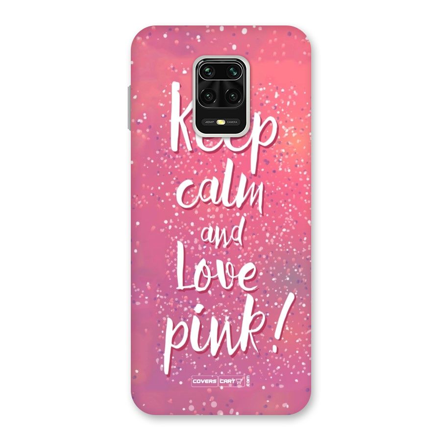 Love Pink Back Case for Redmi Note 9 Pro Max