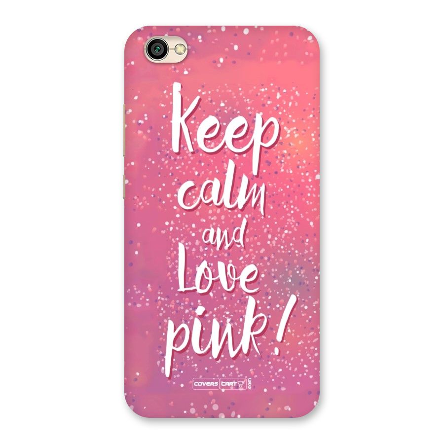 Love Pink Back Case for Redmi Y1 Lite